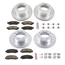 PowerStop Z23 Daily Driver Carbon-Fiber Ceramic Brake Pad and Drilled & Slotted