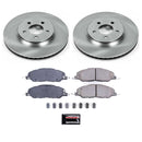PowerStop OE Stock Replacement Low-Dust Ceramic Brake Pad and Rotor Kit