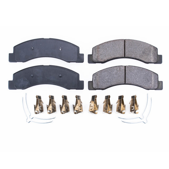 PowerStop Z17 Evolution Ceramic Brake Pads With Hardware