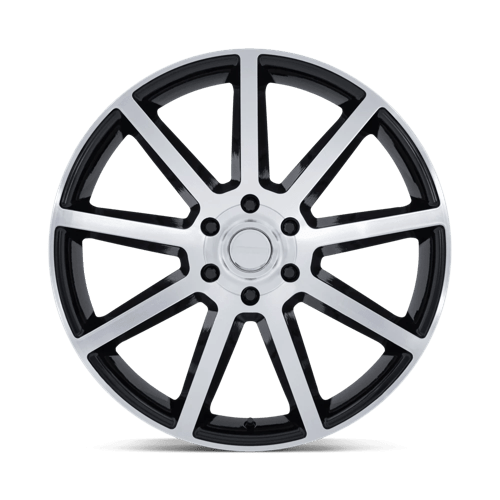 22x9.5 Petrol PE007 P6E Gloss Black With Machined Face 6x135 ET30 CB87.1 Wheel
