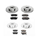 PowerStop Z23 Daily Driver Carbon-Fiber Ceramic Brake Pad and Drilled & Slotted