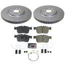 PowerStop Genuine Geomet Coated Rotor and Carbon-Fiber Ceramic Brake Pad Kit