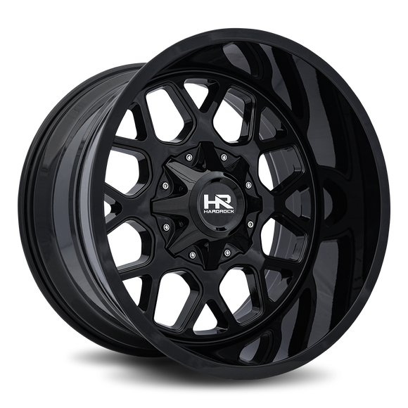 20x12 Hardrock Gunner Gloss Black 6x135/139.7 ET-44 wheel/rim