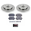 PowerStop OE Stock Replacement Low-Dust Ceramic Brake Pad and Rotor Kit