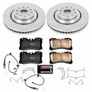 PowerStop OE Stock Replacement Low-Dust Ceramic Brake Pad and Rotor Kit