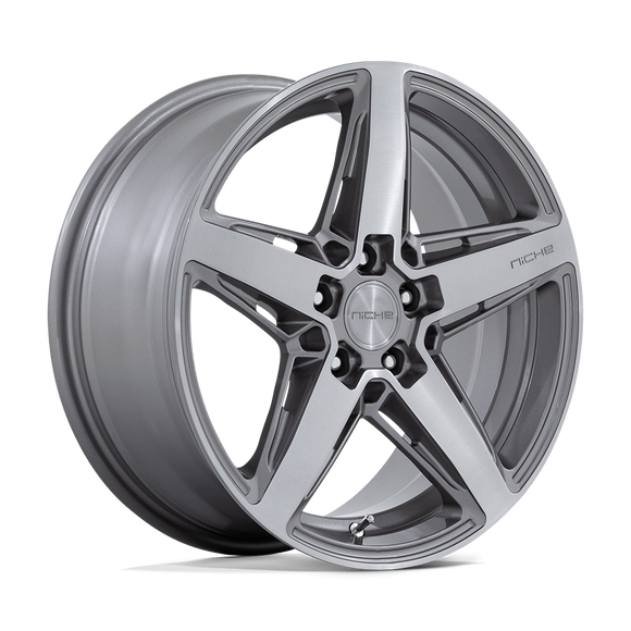 18X8 Niche 1PC M270 Teramo Gray 5X100 ET30 Wheel Rim