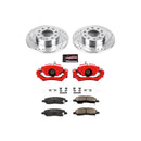PowerStop Z23 Daily Driver Carbon-Fiber Ceramic Pads Drilled & Slotted Rotor & C