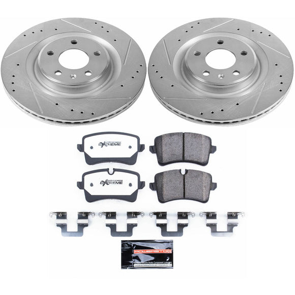 PowerStop Z26 Street Performance Ceramic Brake Pad and Drilled & Slotted Rotor K