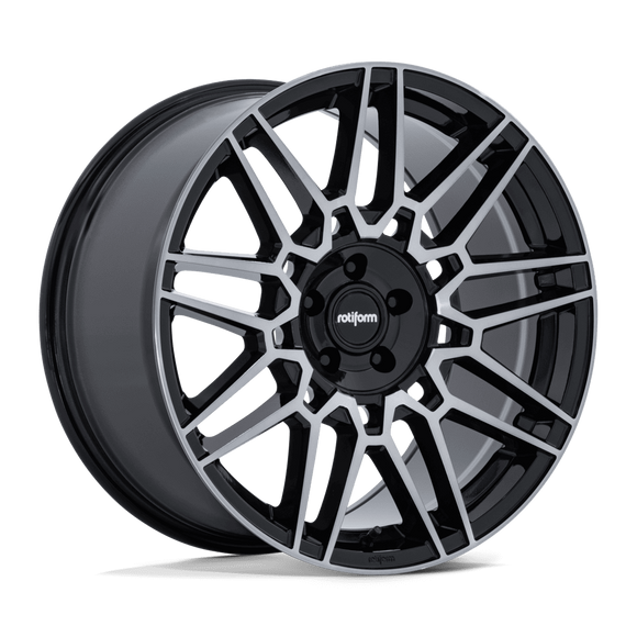 19x10.5 Rotiform RC215 TDX Gloss Black Double Dark Tint 5x120 ET35 Wheel