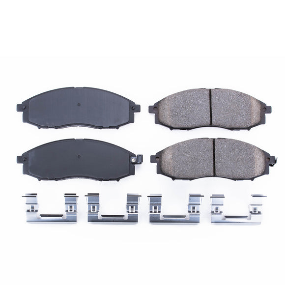 PowerStop Z17 Evolution Ceramic Brake Pads With Hardware