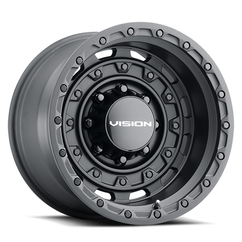 20x9.5 Vision 403 Tactical Satin Black Wheel 8x165.1 ET-18 CB125.2