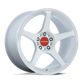 18X8.5 Motegi MR159 Battle V Matsuri White Pearl 5x114.3 ET22 Wheel Rim