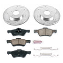 PowerStop Z23 Daily Driver Carbon-Fiber Ceramic Brake Pad and Drilled & Slotted