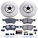 PowerStop Genuine Geomet Coated Rotor and Carbon-Fiber Ceramic Brake Pad Kit