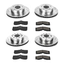 PowerStop Z23 Daily Driver Carbon-Fiber Ceramic Brake Pad and Drilled & Slotted