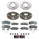 PowerStop OE Stock Replacement Low-Dust Ceramic Brake Pad and Rotor Kit