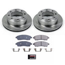 PowerStop OE Stock Replacement Low-Dust Ceramic Brake Pad and Rotor Kit