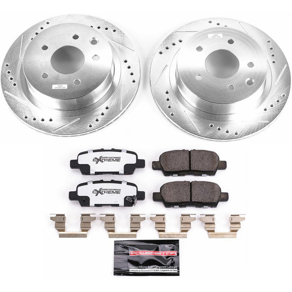 PowerStop Z26 Street Performance Ceramic Brake Pad and Drilled & Slotted Rotor K