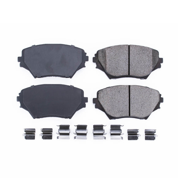 PowerStop Z17 Evolution Ceramic Brake Pads With Hardware