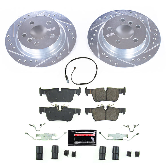 PowerStop Z23 Daily Driver Carbon-Fiber Ceramic Brake Pad and Drilled & Slotted