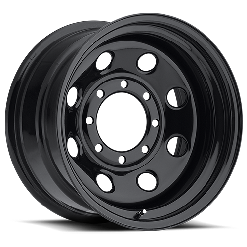16x7 Vision 85H Soft 8 Gloss Black 8x165.1 8x6.5 ET0 Wheel Rim