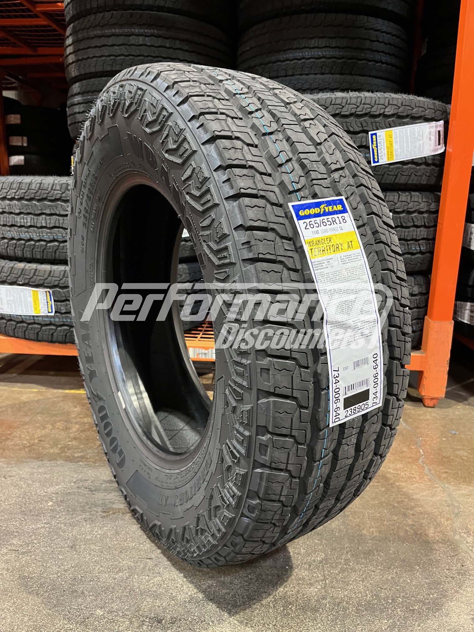 265/65R18 Goodyear Territory AT BSW 114T SL Tire