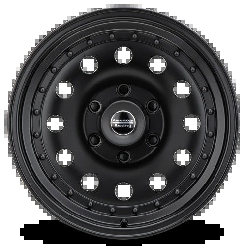17X8 American Racing AR62 OUTLAW II Satin Black 6X135 ET30 wheel/rim