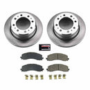 PowerStop OE Stock Replacement Low-Dust Ceramic Brake Pad and Rotor Kit