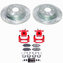 PowerStop Z23 Daily Driver Carbon-Fiber Ceramic Pads Drilled & Slotted Rotor & C