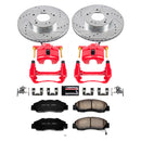PowerStop Z23 Daily Driver Carbon-Fiber Ceramic Pads Drilled & Slotted Rotor & C