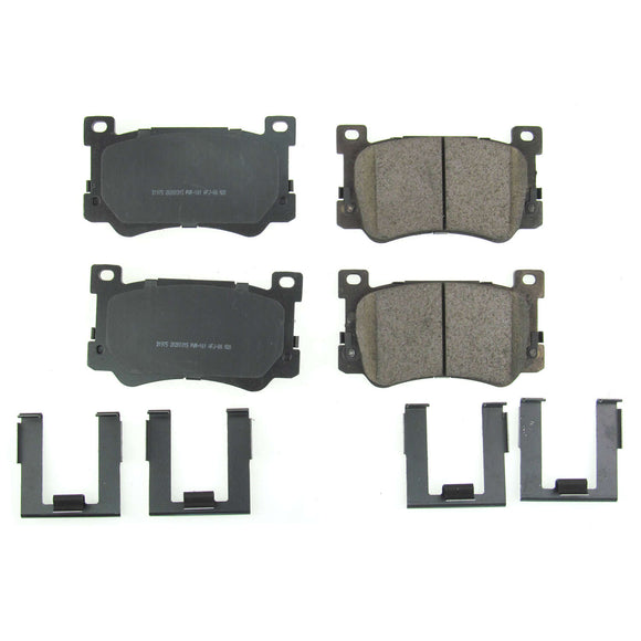PowerStop Z17 Evolution Ceramic Brake Pads With Hardware