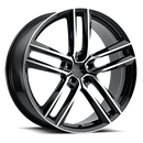 22x9 Vision 475 Clutch Gloss Black - Machined Wheel 5x114.3 ET38 CB73.1-1
