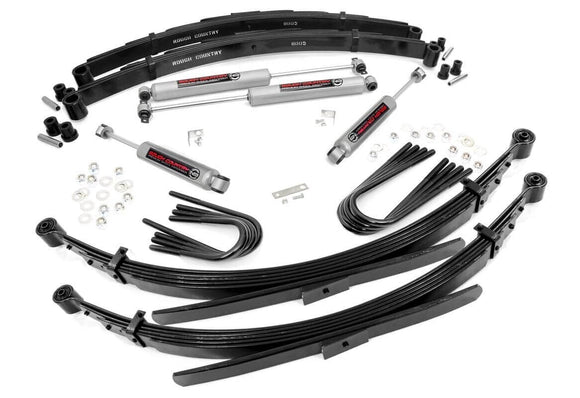 Rough Country 4" Lift Kit 52" RR Spring For GMC C15 K15 69-72