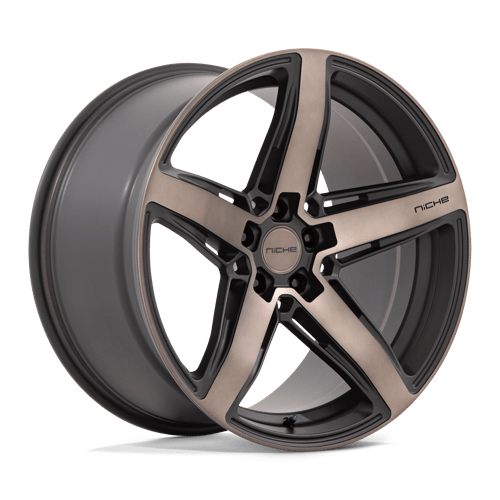 20X11 Niche 1PC M271 Teramo Black 5X115 ET20 Wheel Rim
