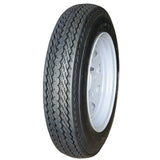 4.80-8 4 Ply SU01 Tire Mounted on 8x3.75 4-4 White Wheel