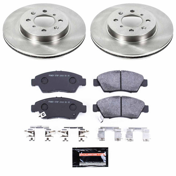 PowerStop Track Day Spec High-Performance Brake Pad and Rotor Kit