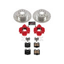 PowerStop Z23 Daily Driver Carbon-Fiber Ceramic Pads Drilled & Slotted Rotor & C