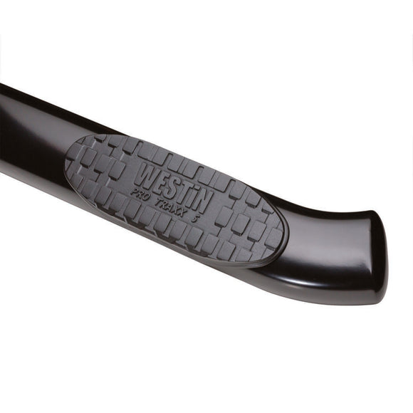 Westin PRO TRAXX 5 Oval W2W Nerf Step Bars Powder Coated Black Steel 21-534315