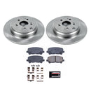 PowerStop OE Stock Replacement Low-Dust Ceramic Brake Pad and Rotor Kit
