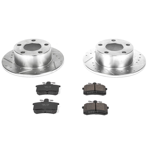 PowerStop Z23 Daily Driver Carbon-Fiber Ceramic Brake Pad and Drilled & Slotted