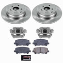 PowerStop OE Stock Replacement Low-Dust Ceramic Brake Pad, Rotor and Caliper Kit