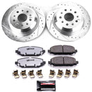 PowerStop Z36 Carbon-Fiber Ceramic Brake Pad with Drilled and Slotted Rotor Kit