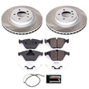 PowerStop Semi-Coated Rotor and Low-Dust Ceramic Brake Pad Kit