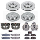 PowerStop OE Stock Replacement Low-Dust Ceramic Brake Pad, Rotor and Caliper Kit