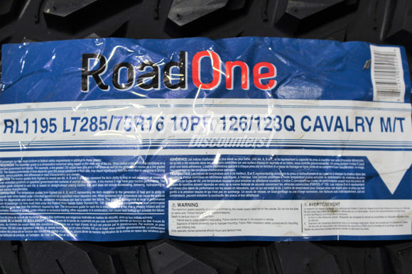 Roadone Cavalry M/T Mud Tire(s) 285/75R16 LRE BSW 126Q 2857516