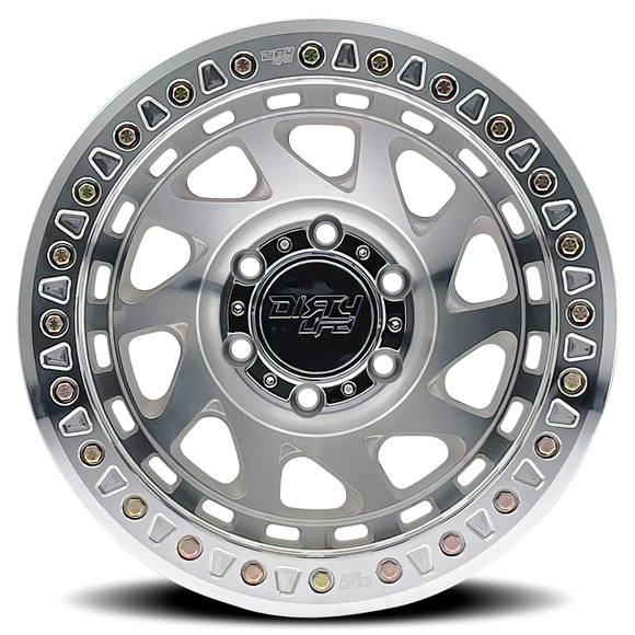 17x9 Dirty Life Enigma Race Machined 5x127 ET-12 CB78.1 Wheel Rim