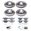 PowerStop OE Stock Replacement Low-Dust Ceramic Brake Pad and Rotor Kit