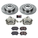 PowerStop OE Stock Replacement Low-Dust Ceramic Brake Pad, Rotor and Caliper Kit