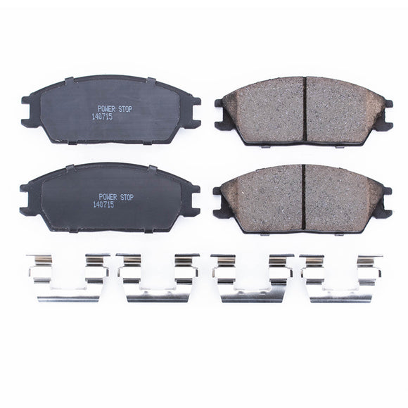 PowerStop Z17 Evolution Ceramic Brake Pads With Hardware