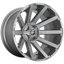 20x9 Fuel Off-Road D714 Contra Platinum Brushed Gunmetal 6x135 ET2 Wheel